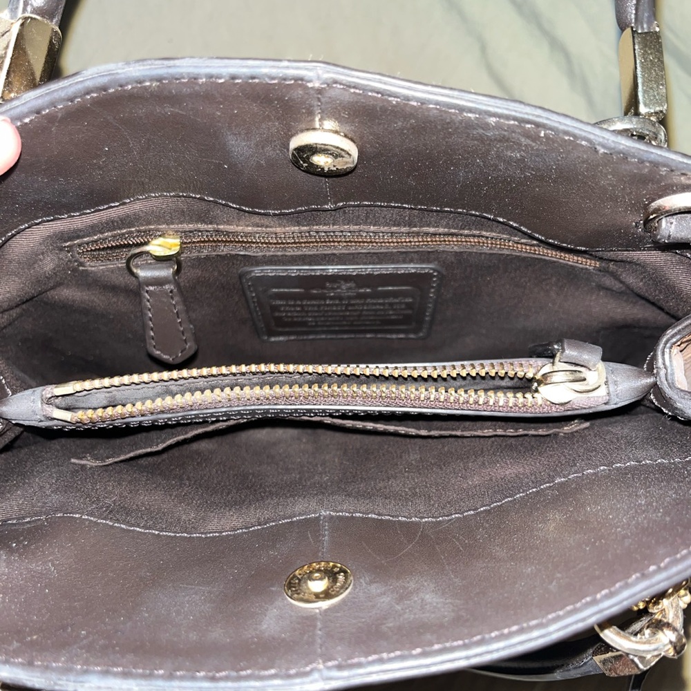 Coach Snakeskin Patterned Bag - image 2